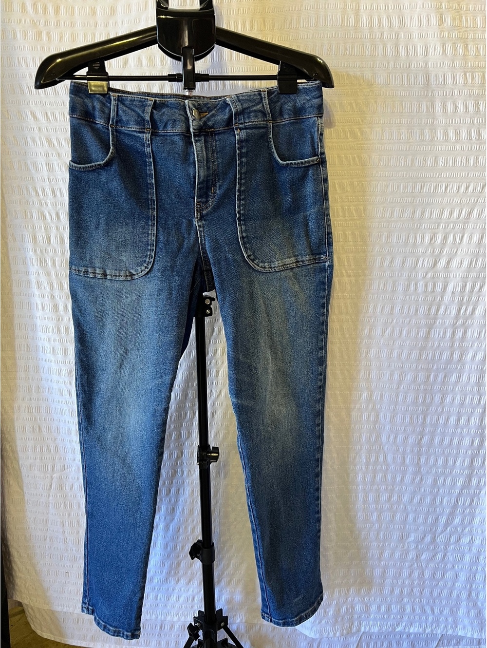 Boden Denim Patch Pocket Girlfriend Jeans Women’s 10R Blue